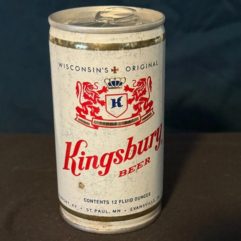 Kingsbury  vintage Beer can